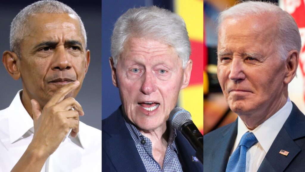 Barack Obama, Bill Clinton, Joe Biden