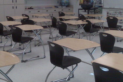 An empty classroom