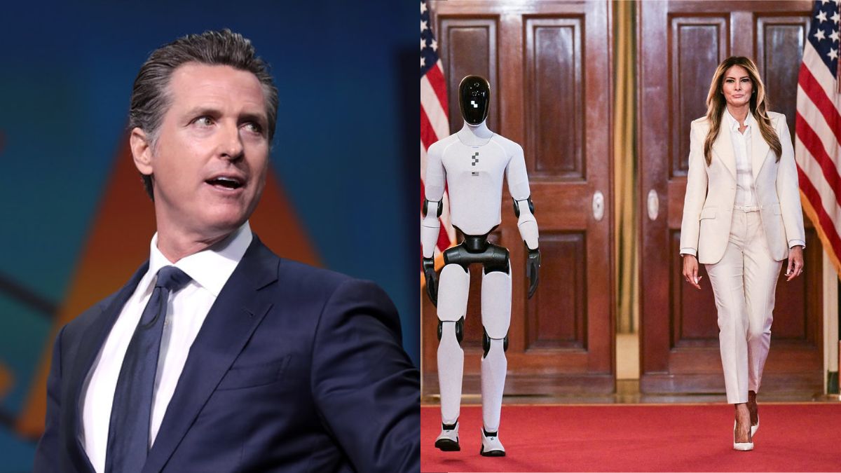 Gavin Newsom Dismisses Melania Trump’s ‘Vision’ of AI-Powered Education