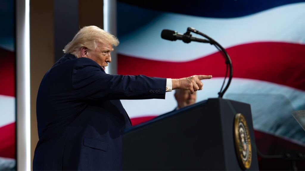 Donald Trump’s Speech Goes Off-Track With Unexpected ‘Sex’ Invitation