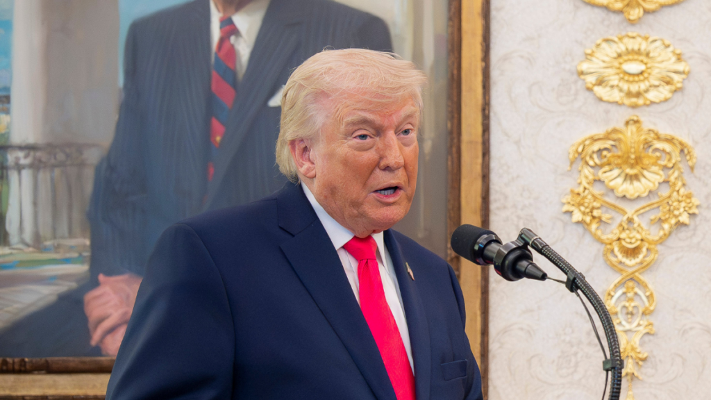 Trump pushes ballroom project as global tensions and criticism mount