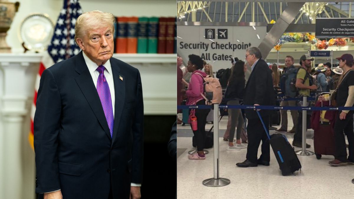 Trump’s Former Attorney General Stuck in 3 Hour-Long TSA Line Amid Flight Delays