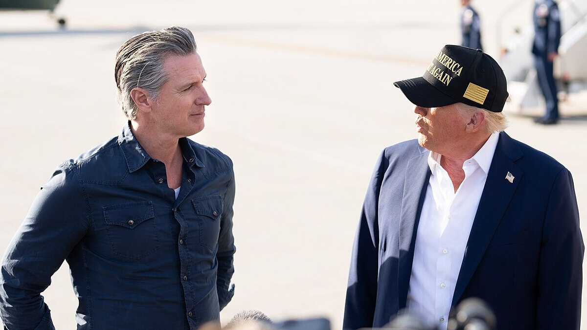 Donald Trump and Gavin Newsom