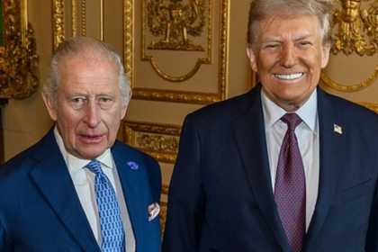 King Charles is coming to America to visit Donald Trump.