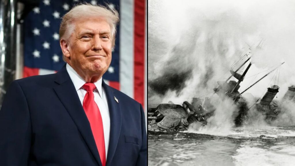 Donald Trump bragged about blowing up an Iranian ship.