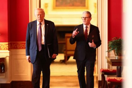 Donald Trump expressed disappointment with the UK Prime Minister Keir Starmer