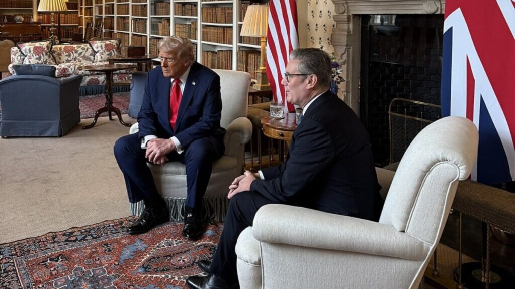 Donald Trump is not happy with Keir Starmer's resistant to joining the Iran war effort.