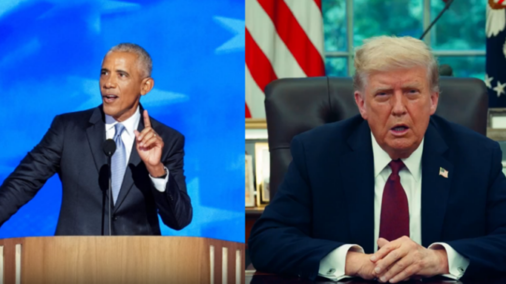 Donald Trump made a rare comment about Obama.