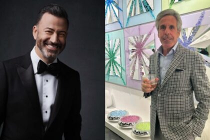 Epstein's viral lookalike appears on Jimmy Kimmel Live! (left- Instagram/@jimmykimmel) and ( right- Instagram/@palmbeach_pete).