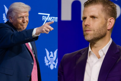 Eric Trump claimed he played a small role in both projects.