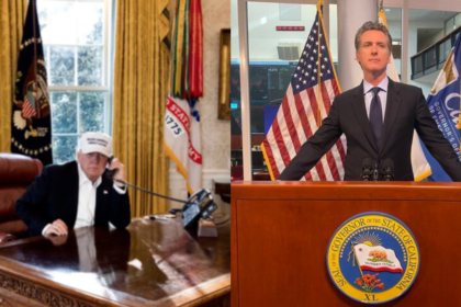 Gavin Newsom calls Donald Trump 'disgusting man' in new tweet.