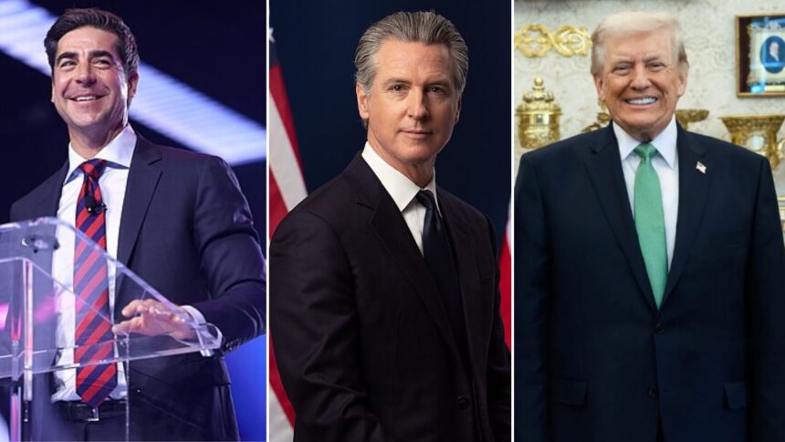 Gavin Newsom had a savage response to Jesse Watters and Donald Trump mocking him for his dyslexia.