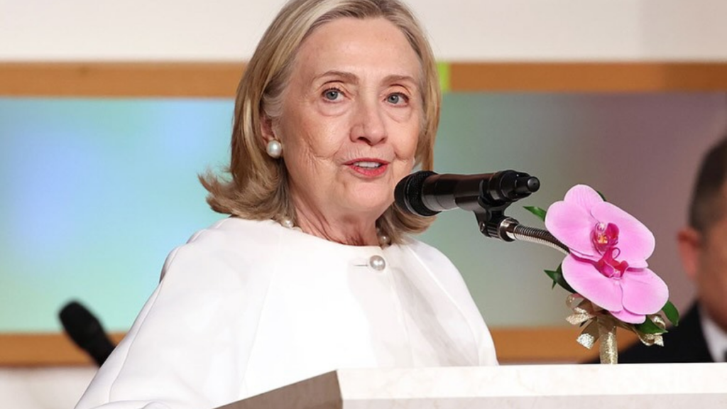 Hillary Clinton pictured at an event.