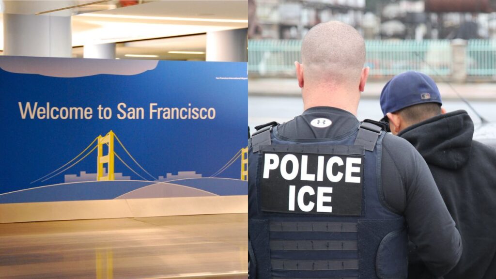 ICE agents dressed in plain clothes drag a mother at San Francisco International Airport