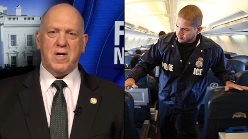 Tom Homan confirms that ICE will stay at airports indefinitely.