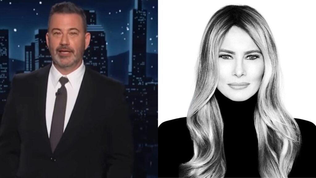 Jimmy Kimmel calls out Melania Trump for promoting her documentary