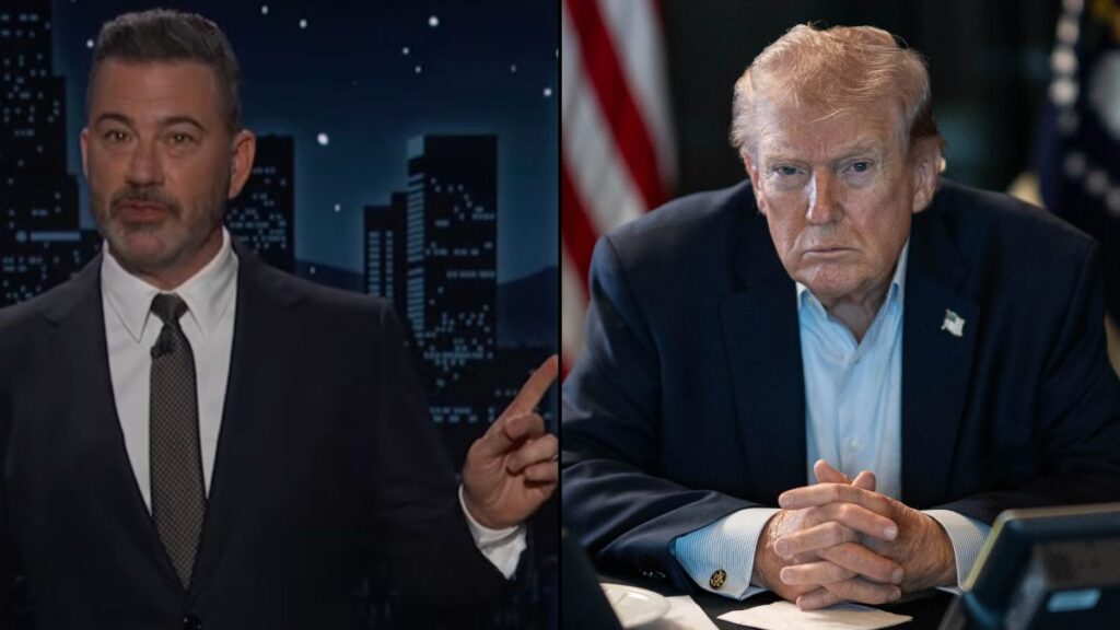 Jimmy Kimmel mocked Donald Trump's Operation Epic Fury in a scathing monologue.