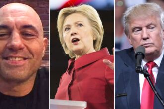 Joe Rogan says Hillary Clinton's old immigration stance is more "hardcore" than Trump's