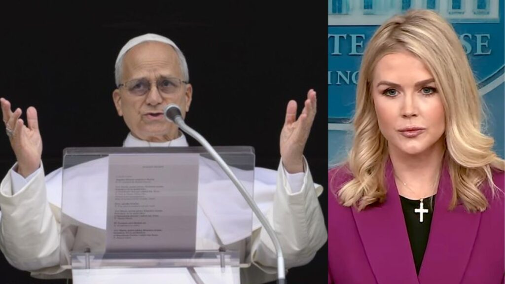 Karoline Leavitt responds to Pope Leo's comments