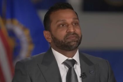 Kash Patel called out by netizens for admitting that the FBI spies on people.