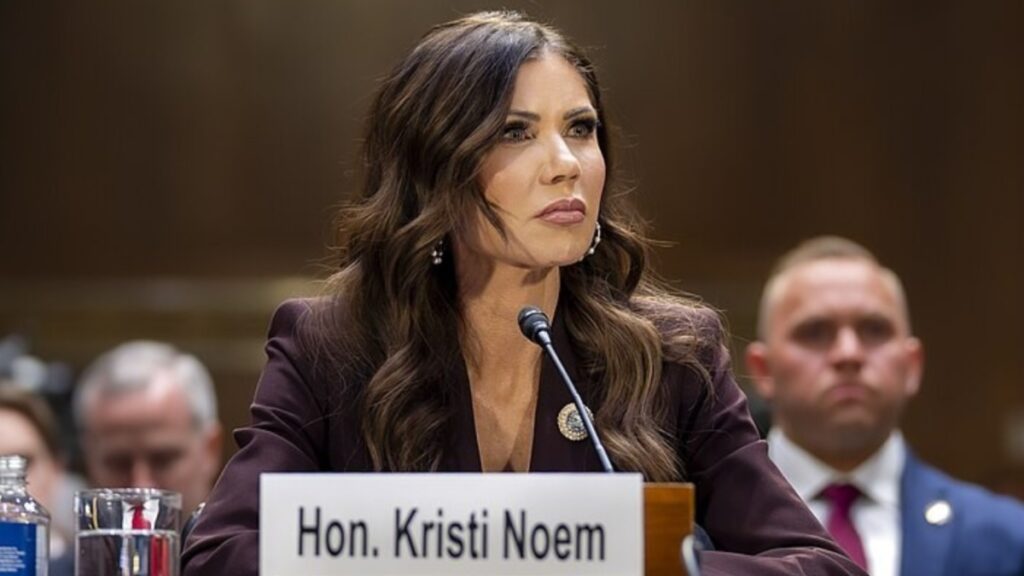 Kristi Noem gets booted from DHS