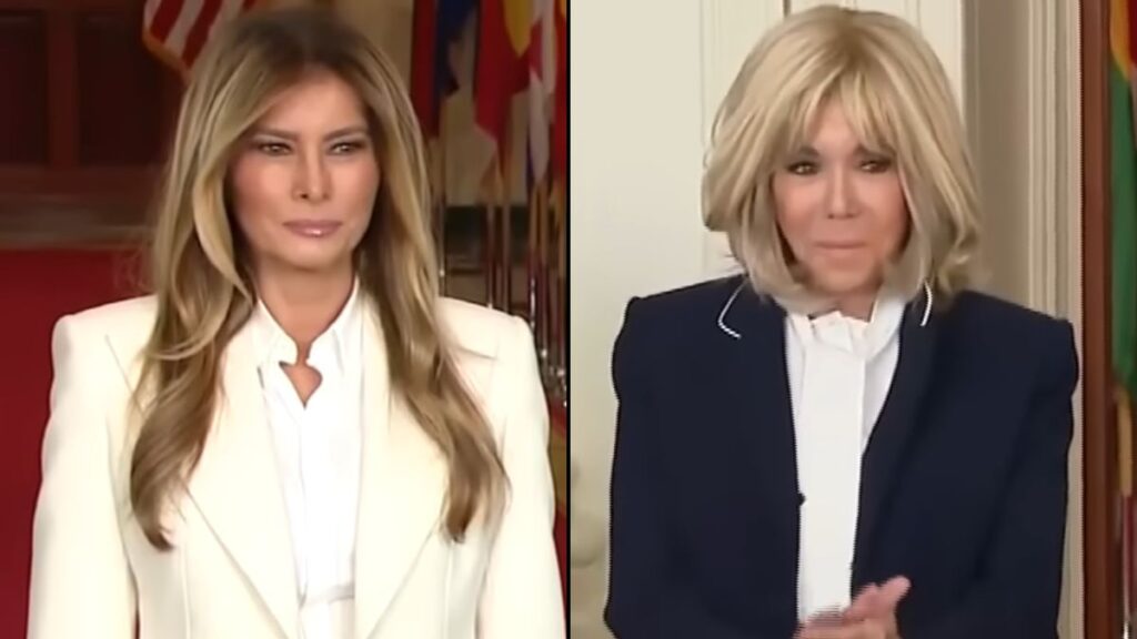 A lip reader has decoded the conversation between the First Ladies of USA and France at the FFTGC Summit.