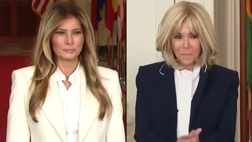 A lip reader has decoded the conversation between the First Ladies of USA and France at the FFTGC Summit.