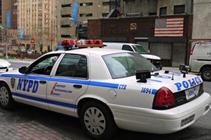 Three Manhattan Police officers punched a man repeatedly.