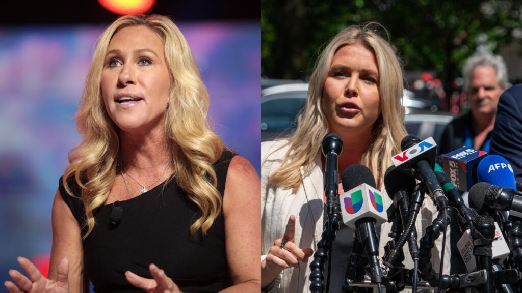 Marjorie Taylor Greene, Karoline Leavitt