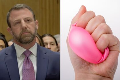 Markwayne Mullin-pink bouncy ball