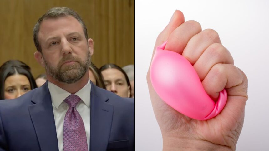 Markwayne Mullin-pink bouncy ball