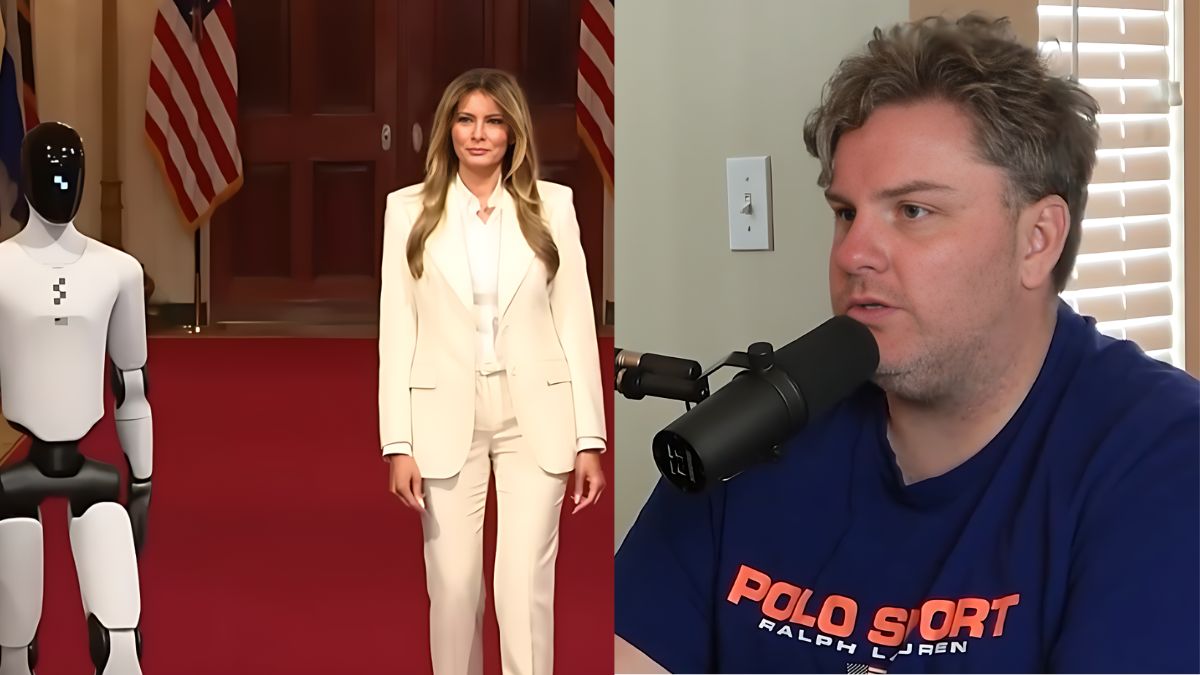 Comedian Tim Dillon Imitates Melania Trump’s AI Education Speech