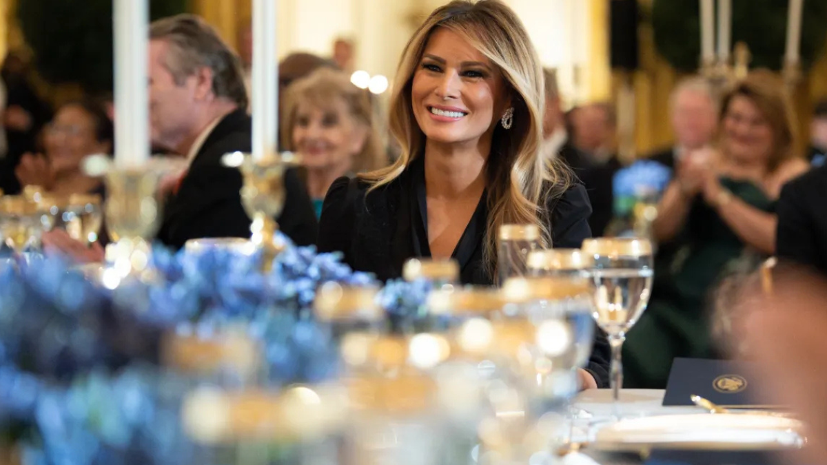 Melania Trump pictured at a White House event