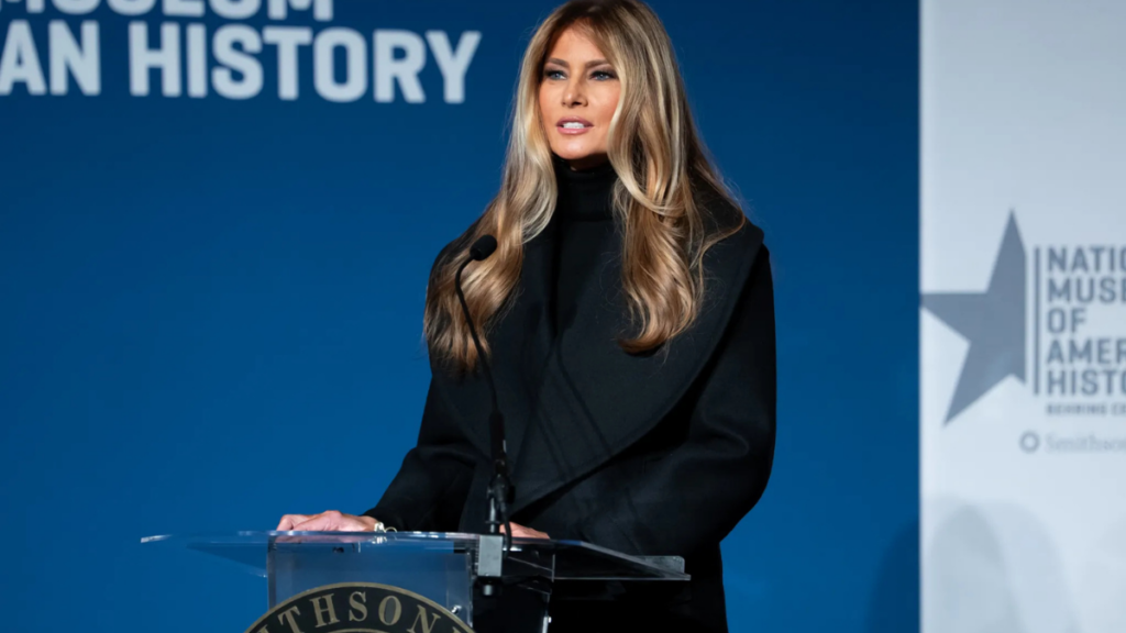 Melania calls herself "visionary"