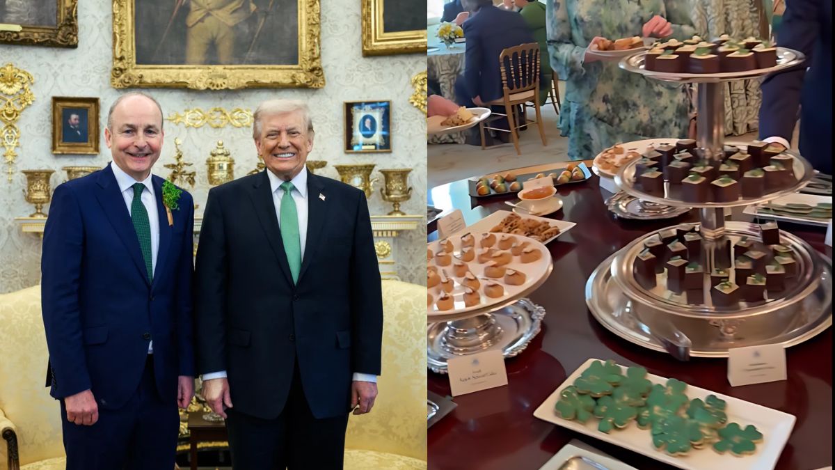 Trump Hosts St. Patrick’s Day Irish Spread at White House, Draws Backlash Amid Shutdown