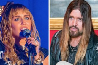 Miley Cyrus (L) and Billy Ray Cyrus (R) had a years-long family estrangement