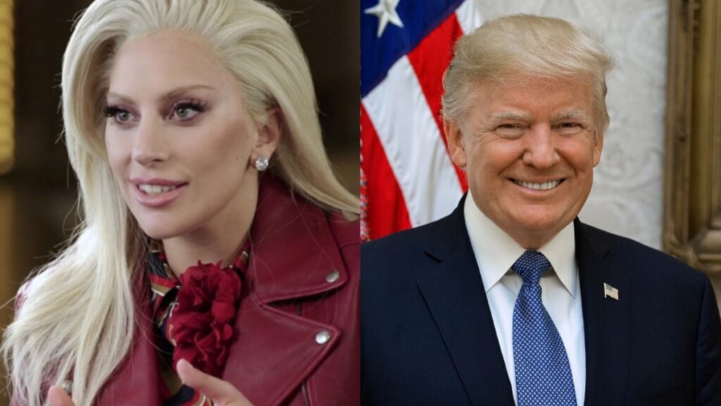 Donald Trump and Lady Gaga