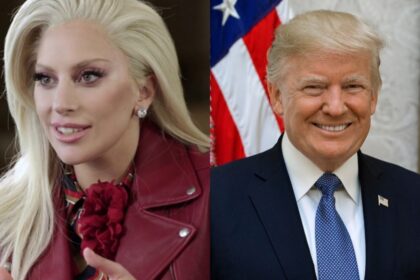 Donald Trump and Lady Gaga