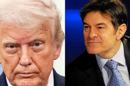Medical scare at Donald Trump rally as Dr. Oz helps woman.