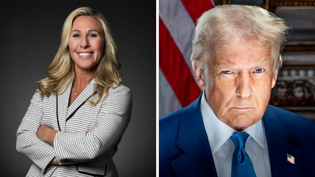 Marjorie Taylor Greene-Donald Trump