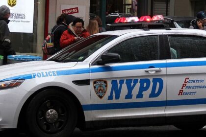 A New York Police Department car