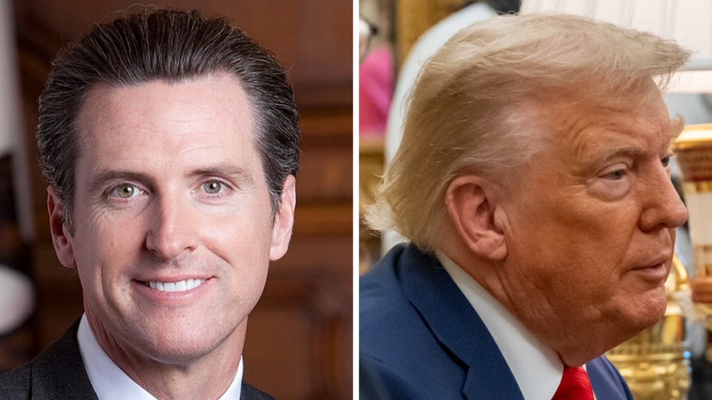 Donald Trump and Gavin Newsom