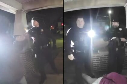 Ohio black man arrested and pepper sprayed for standing on his own porch.