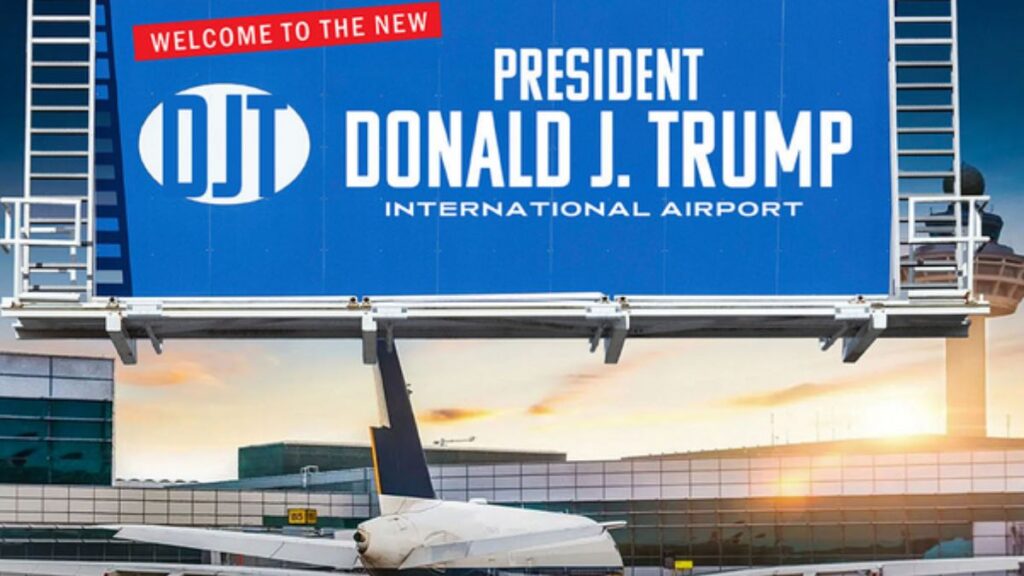Trump to put his name on the airport