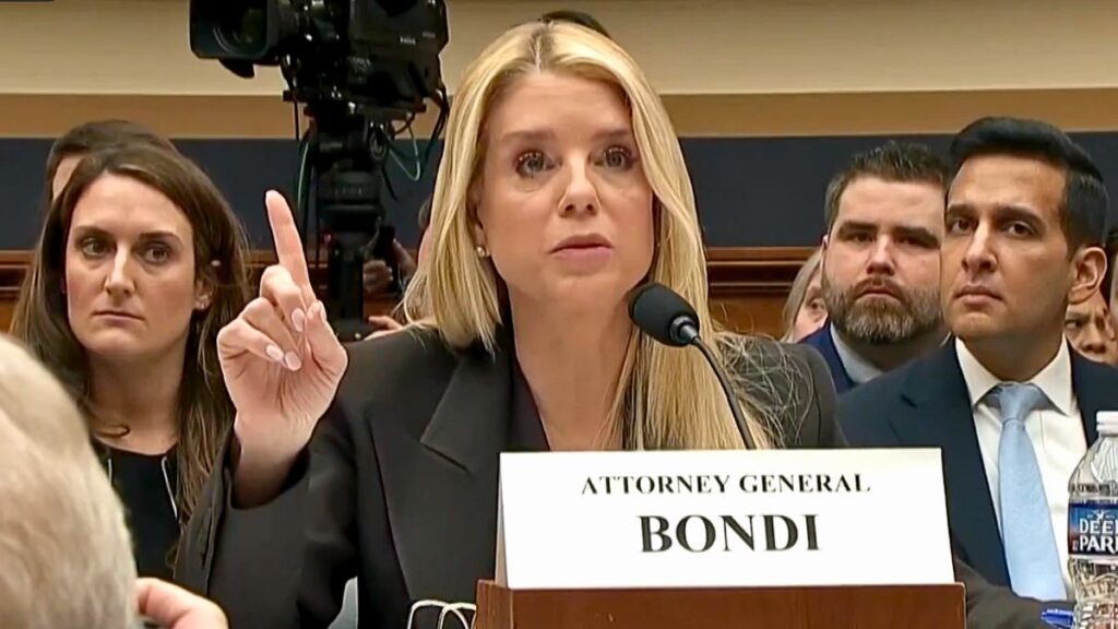 Pam Bondi under scrutiny after Epstein's lawyers testify.