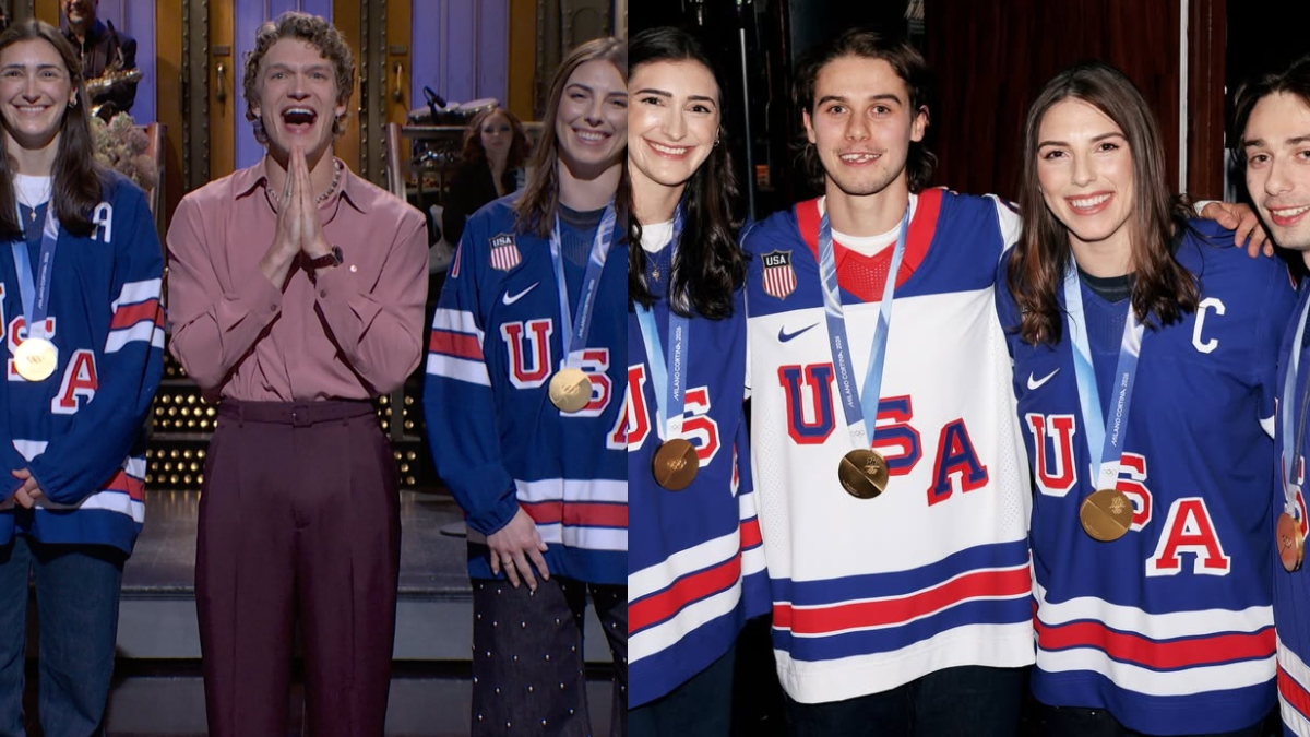 Hilary Knight’s Subtle SNL Shade at Trump and Men’s Hockey Team Is Winning The Internet