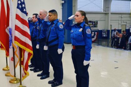 TSA workers struggle to survive as the prolonged government shutdown leaves them unpaid. Image credit: TSA/Nashville Airport).