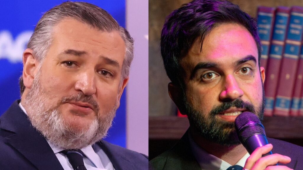 Ted Cruz and Zohran Mamdani