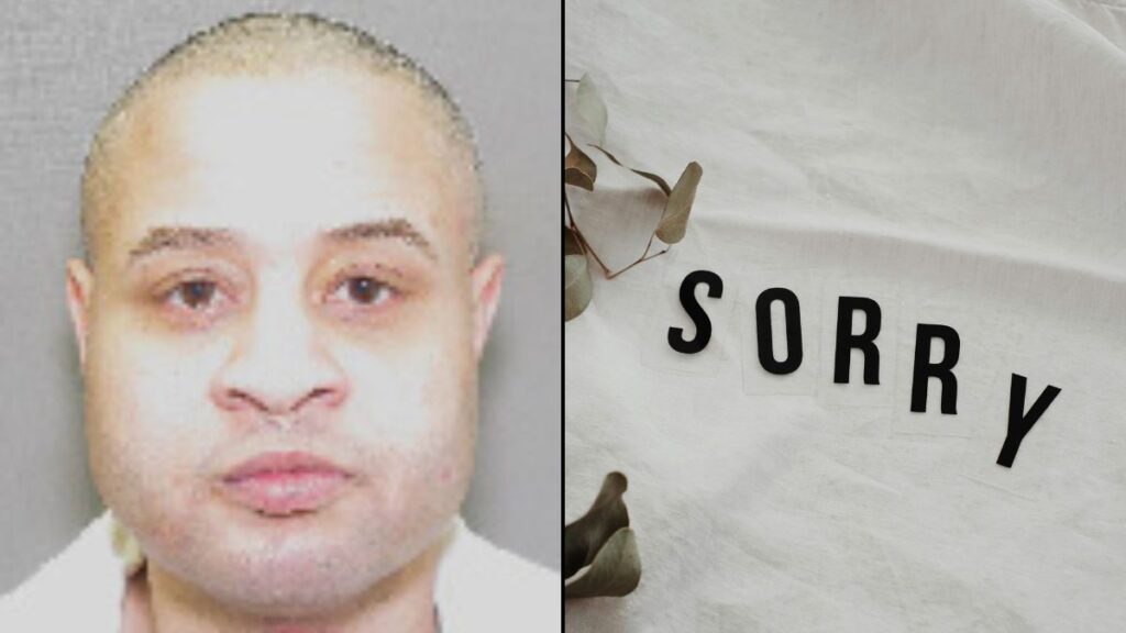Texas death row inmate uses his final words to apologise for his crime.