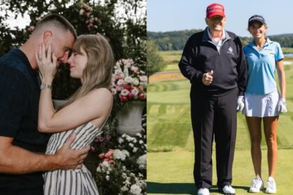 Travis Kelce Taylor Swift Donald Trump Kai Trump